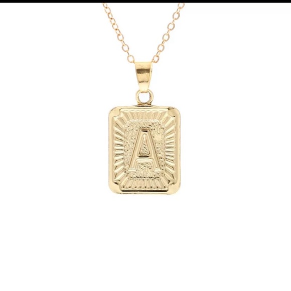 Gold Letter Necklaces - Picture 2 of 2